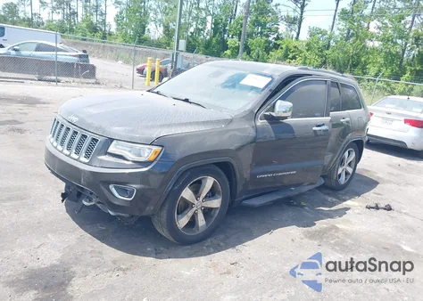 2015 Jeep Grand Cherokee Overland из США, поврежденный, VIN 1C4RJFCT9FC859740